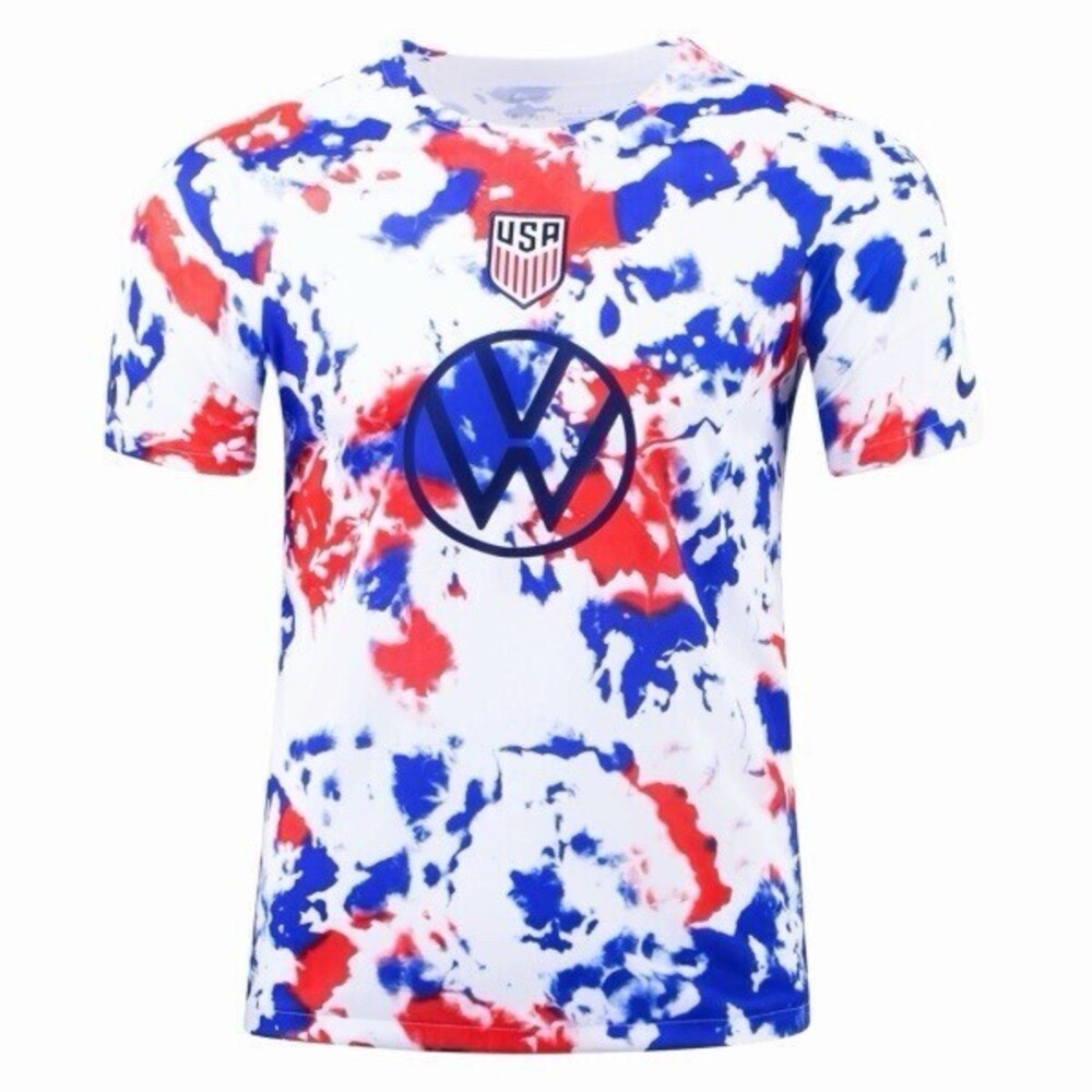 Nike USA 2022 World Cup Prematch Kit Soccer Jersey DM9553-101 - Size M - NWT